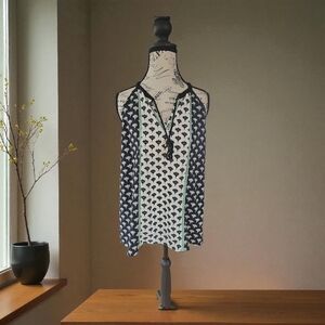 THML Black and‎ White Patterned Blouse